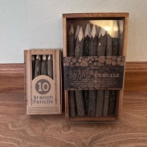 Natural Branch Pencils Set of 20 - Brand New
